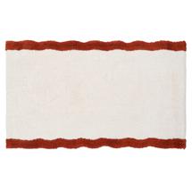 Остальные предметы Tkano Коврик для ванной с кантом терракотового цвета из коллекции trendy ruffles, 50x80 см арт. TK25-BM0005
