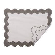 Остальные предметы Tkano Салфетка под приборы с контрастным кантом серого цвета из коллекции trendy ruffles, 35х45 см арт. TK25-PM0007