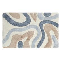 Остальные предметы Tkano Коврик для ванной flow серо-синего цвета из коллекции ethnic, 50x80 см арт. TK25-BM0002