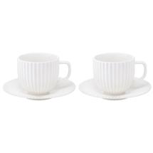 Остальные предметы Tkano Набор из двух чайных пар белого цвета из коллекции edge, 250мл арт. TK22-TW_TC0007