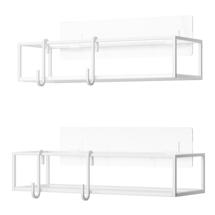 Остальные предметы Umbra Набор из 2-х полок для ванной cubiko, белые арт. 1018615-660