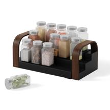 Остальные предметы Umbra Полка для специй трехъярусная раздвижная bellwood, черная/орех арт. 1019934-048