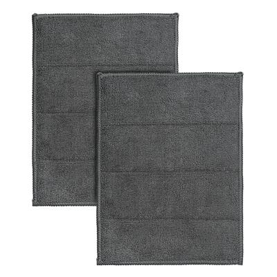 Остальные предметы ЯЯЯ Набор салфеток-губок двухсторонних из микрофибры cozy clean, темно-серые, 2 шт. арт. SS0000121