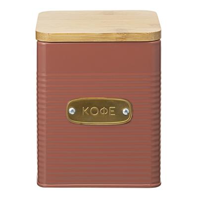 Остальные предметы ЯЯЯ Банка для хранения кофе irmel, 1,7 л, терракота арт. SS0000199