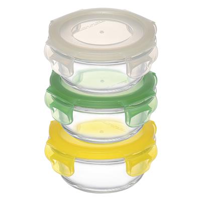 Остальные предметы ЯЯЯ Набор контейнеров для запекания и хранения круглые с крышками на защелках, 3 шт. арт. SS0000129