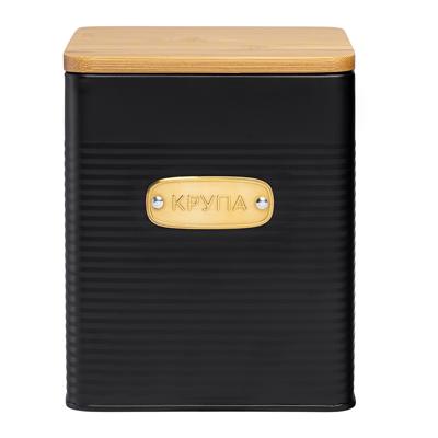 Остальные предметы ЯЯЯ Банка для хранения крупы irmel, 3,2 л, графит арт. SS0000210