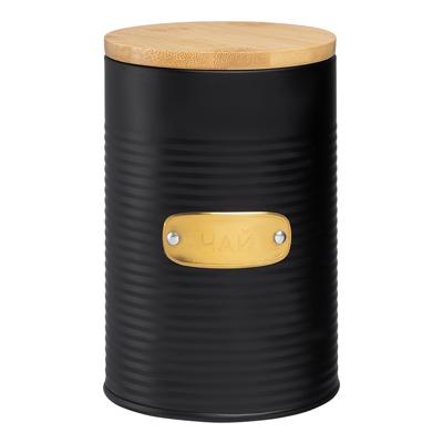 Остальные предметы ЯЯЯ Банка для хранения чая irmel, 1,3 л, графит арт. SS0000182