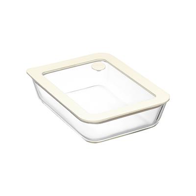 Остальные предметы ЯЯЯ Контейнер для запекания и хранения с вакуумным эффектом vacuum glass, 700 мл, молочный арт. SS0000286