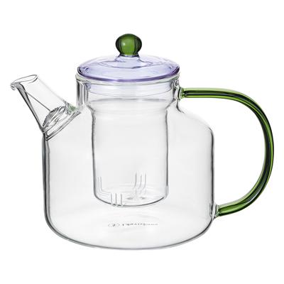 Остальные предметы ЯЯЯ Чайник заварочный orb, 1,2 л, фиолетовый/зеленый арт. LJ0000371