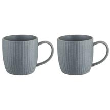 Остальные предметы ЯЯЯ Набор кружек soft ripples, 350 мл, серые, 2 шт. арт. LJ_SS_MU350_GR
