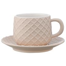 Остальные предметы ЯЯЯ Чайная пара marshmallow 300 мл цвета топленого молока арт. LJ000082