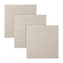 Остальные предметы ЯЯЯ Набор салфеток из микрофибры cozy clean, 30х30 см, бежевые, 3 шт. арт. SS0000117