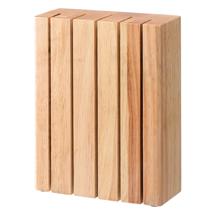 Остальные предметы ЯЯЯ Подставка для ножей hevea, светлое дерево арт. LJ0000407