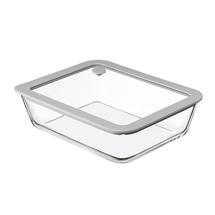 Остальные предметы ЯЯЯ Контейнер для запекания и хранения с вакуумным эффектом vacuum glass, 1,4 л, светло-серый арт. SS0000228