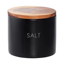 Остальные предметы ЯЯЯ Банка керамическая для хранения соли, 400 мл, черная арт. SS0000271