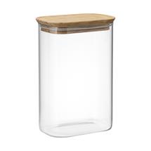 Остальные предметы ЯЯЯ Банка для хранения прямоугольная glass acacia, 1,3 л арт. SS0000343
