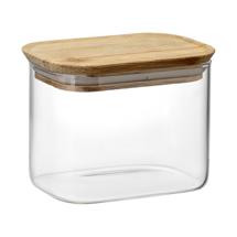 Остальные предметы ЯЯЯ Банка для хранения прямоугольная glass acacia, 600 мл арт. SS0000344