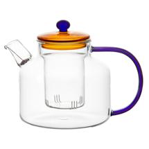 Остальные предметы ЯЯЯ Чайник заварочный orb, 1,2 л, синий/янтарный арт. LJ0000448