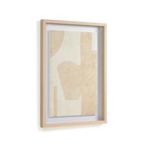 Панель La Forma (ех Julia Grup) Картина Nannete с геометрическими фигурами в бежевом цвете 50 x 70 см арт. 108037