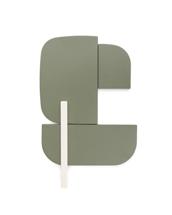 Панель La Forma (ех Julia Grup) Настенная панель Danei бело-зеленая 65 x 60 см арт. 209987