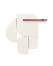 Панель La Forma (ех Julia Grup) Настенная панель Danei бело-красная 50 x 30 см арт. 209989