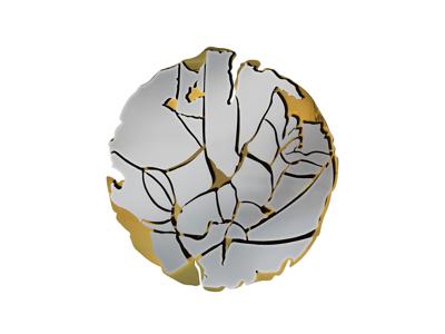 Панель Schuller Fiorella Настенная скульптура золотой/хром арт. 263352