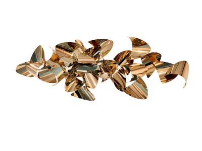 Панель Schuller Camile Настенная скульптура золотая арт. 263414