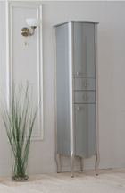 Пенал Аллигатор Мебель Пенал для ванной к Royal А(М)  (цвет серый)