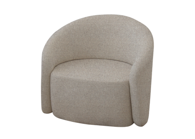 Стол письменный Ellipsefurniture Кресло Ellipse E7.1 (бежевый, рогожка) арт. K3010201130401