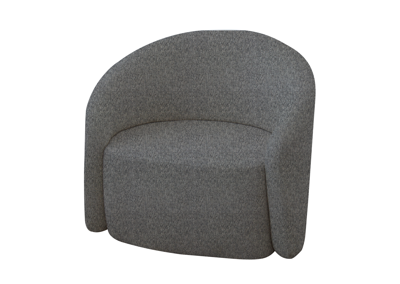 Стол письменный Ellipsefurniture Кресло Ellipse E7.1 (серый, рогожка) арт. K4010201130401