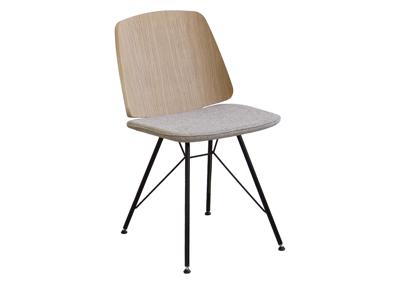 Стол письменный Ellipsefurniture Стул E9.6 (дуб / бежевый, рогожка) арт. KP010210020101