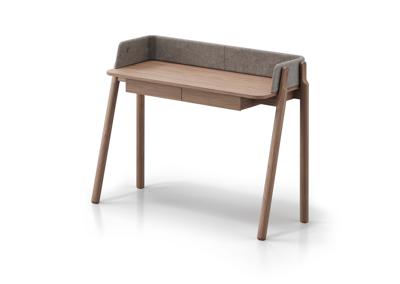 Стол письменный Ellipsefurniture Консоль Basic 120*45 см (натуральный дуб, бежевый рогожка) арт. BS01581503805