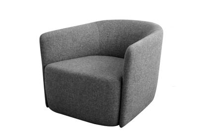 Стол письменный Ellipsefurniture Кресло Ellipse E6.1 (серый, рогожка) арт. EL01025500505