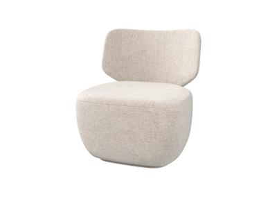Стол письменный Ellipsefurniture Кресло Ellipse E5.2 (молочный, рогожка) арт. EL01062900205