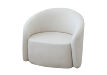 Стол письменный Ellipsefurniture Кресло Ellipse E7.1 (молочный, рогожка) арт. K1010201130401