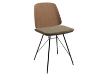 Стол письменный Ellipsefurniture Стул E9.6 (дуб / серо-зеленыи? FiberGuard) арт. EL01011510607