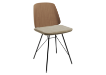 Стол письменный Ellipsefurniture Стул E9.6 (дуб / светло-бежевыи? FiberGuard) арт. EL01011513707