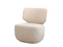 Стол письменный Ellipsefurniture Кресло Ellipse E5.2 (молочный, экокожа, рогожка) арт. EL010200202