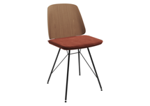 Стол письменный Ellipsefurniture Стул E9.6 (дуб / сиена FiberGuard) арт. EL01011513907