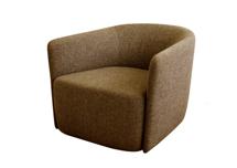 Стол письменный Ellipsefurniture Кресло Ellipse E6.1 (коричневый, рогожка) арт. EL01025500305
