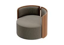 Стол письменный Ellipsefurniture Кресло крутящееся Lagom 800 (капучино, орех) арт. LG0131148108