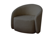 Стол письменный Ellipsefurniture Кресло Ellipse E7.1 (серый, букле) арт. KP010202270301