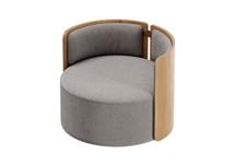 Стол письменный Ellipsefurniture Кресло крутящееся Lagom 800 (капучино твид, натуральный дуб) арт. LG0131158103