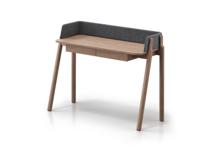 Стол письменный Ellipsefurniture Консоль Basic 120*45 см (натуральный дуб, серый рогожка) арт. BS01581500505