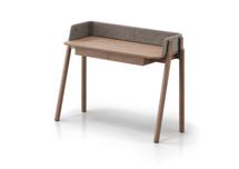 Стол письменный Ellipsefurniture Консоль Basic 120*45 см (натуральный дуб, бежевый рогожка) арт. BS01581503805