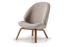 Стол письменный Ellipsefurniture Кресло Ellipse E8.1 (молочный, рогожка) арт. EB01605500205