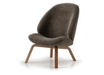 Стол письменный Ellipsefurniture Кресло Ellipse E8.1 (коричневый, рогожка) арт. EB01605500305