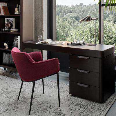 Стол письменный MOD INTERIORS Письменный стол RONDA арт. MDI.WD.RD.125, арт. CPM6356-V36W1 desk (wooden top)