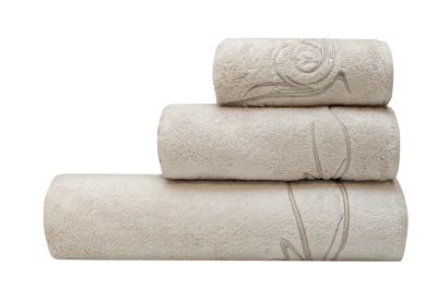 Подарок Garda Decor 145ERT-00607 Полотенце Лирика модал бежевое 50*90 арт. 145ERT-00607