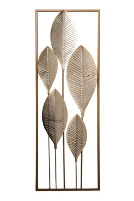 Подарок Garda Decor 37SM-12710 Панно декоративное "Золотые листья" 89,5*31,1*3,2см арт. 37SM-12710